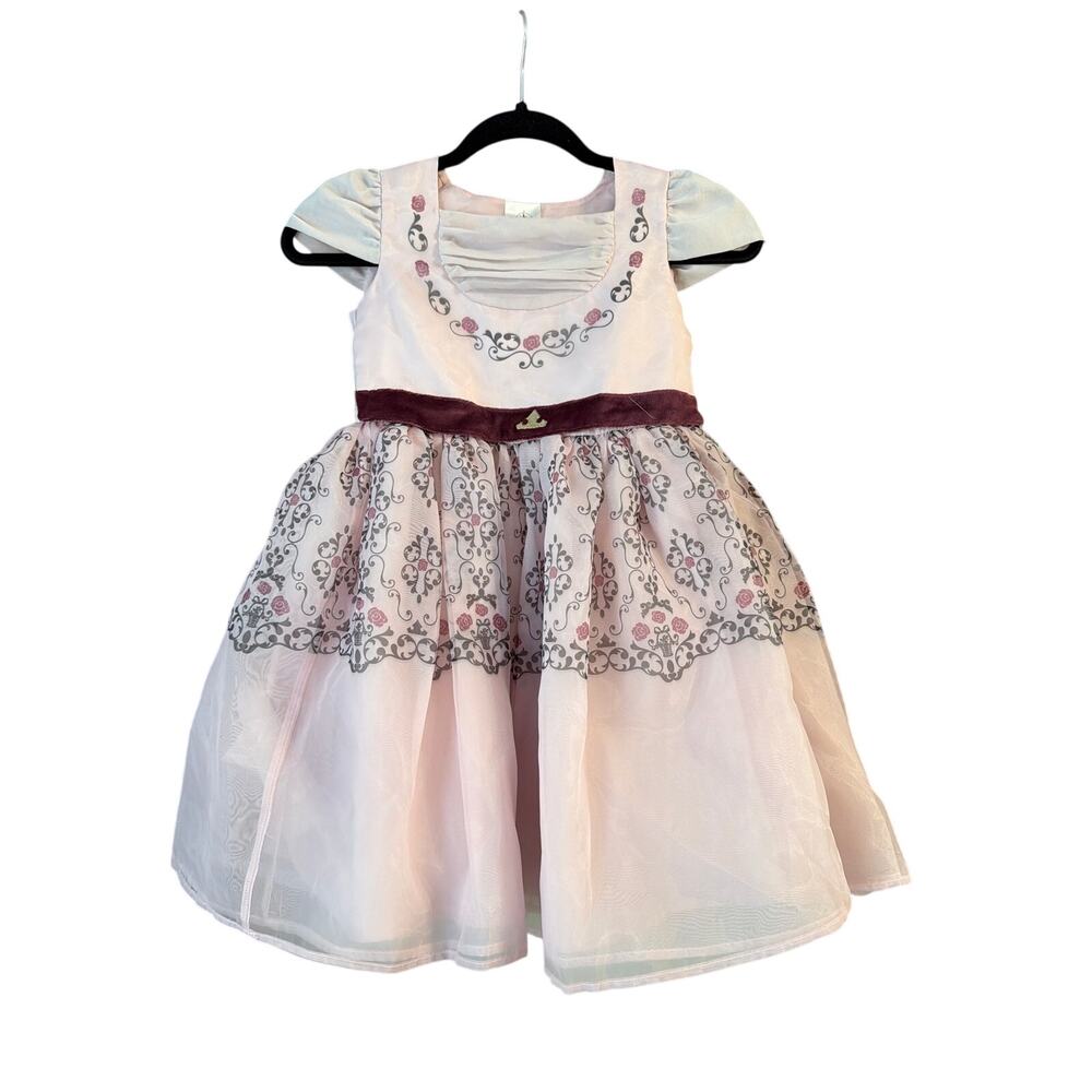 Disney Store Girl's Aurora Snow White Adaptive Pink Costume Dress Size Small New